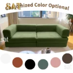 #Frameless Multi-function Boneless Modular Recliner Upholstered Sectional Compressed Sofa Bed for Modern Apartment Use - Image 7