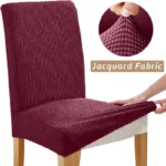 Jacquard Chair Cover, Durable Elastic Fabric Dining Chairs Cover, Stretch Covers For Kitchen Dining Room Chairs, Home Decor - Image 16