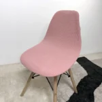 Jacquard Scandinavian Chair Cover Adjustable Round Back Seat Stool Chairs Cover for Dining Room Bar Shell Chairs 1/2/4/6 Pcs - Image 20