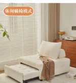 French design modern sofa bed – compact multifunctional sofa bed in a living room setting