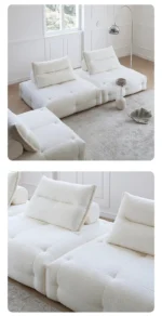 Modern Simple Module Combination Living Room Sofas Compressed Sponge Filling Groot Luxury Creative Nordic Sofas Home Furniture - Image 12
