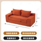 Goldoma Nordic Classic Modern Living Room Sofa - ergonomic single seat sofa in Scandinavian style for small living rooms