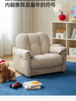 Goldoma compact modern tufted sofa in a living room – minimalist Chesterfield style with tufted back