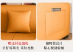 Goldoma modern minimalist single sofa chair for living room, compact design under 2000mm width