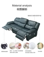 Goldoma L-Shaped Leather Sofa – waterproof genuine cowhide sectional in modern living room