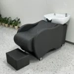 Goldoma Luxury Shampoo Bed with Back Massage - Modern Salon Recliner – in a cozy room setting