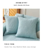 Nordic Simple Solid Color Sofa Cushion Four Seasons Pure Cotton Fabric Anti-slip Full Cotton Sitting Pad Modern Sofa Cover Home - Image 40