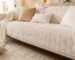 Goldoma Non-Slip Sofa Cover for L-Shaped Sectional, 100% Polyester Plush