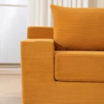 Goldoma Nordic Classic Modern Living Room Sofa - ergonomic single seat sofa in Scandinavian style for small living rooms