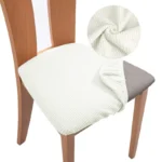 Jacquard Chair Cover, Durable Elastic Fabric Dining Chairs Cover, Stretch Covers For Kitchen Dining Room Chairs, Home Decor - Image 26