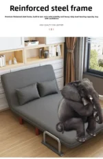 Folding Sofa Bed Dual-purpose Living Room Multi-functional Lunch Break Lazy Sofa Space-saving Single Internet Sofa Bed - Image 38