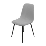 Jacquard Scandinavian Chair Cover Adjustable Round Back Seat Stool Chairs Cover for Dining Room Bar Shell Chairs 1/2/4/6 Pcs - Image 36
