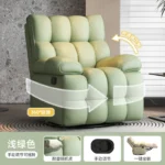 Goldoma modern folding sofa bed for small spaces, converting from sofa to comfortable bed in a living room