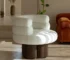 Goldoma Modern Single Velvet Sofa – Compact 1-Person Armchair for Living Room