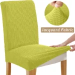 Jacquard Chair Cover, Durable Elastic Fabric Dining Chairs Cover, Stretch Covers For Kitchen Dining Room Chairs, Home Decor - Image 11