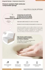 Goldoma modular cream Sherpa sofa vacuum-compressed sectional with high-elastic foam in mid-century style.