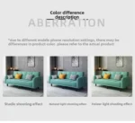 Sofa living room Small apartment rental room Folding sofa bed Single double bedroom Simple modern apartment Fabric sofa - Image 38