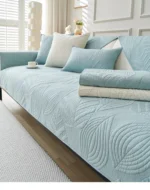 Nordic Simple Solid Color Sofa Cushion Four Seasons Pure Cotton Fabric Anti-slip Full Cotton Sitting Pad Modern Sofa Cover Home - Image 41