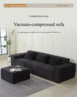 Modern Luxury Living Room Sofa Sectional Set Furniture l Shape 2 3 Seater Corduroy Compression Vacuum Packed Home pink Designer - Image 14