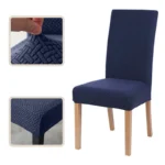 Jacquard Chair Cover, Durable Elastic Fabric Dining Chairs Cover, Stretch Covers For Kitchen Dining Room Chairs, Home Decor - Image 18