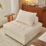 French design modern sofa bed – compact multifunctional sofa bed in a living room setting
