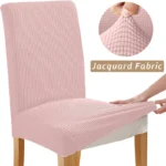 Jacquard Chair Cover, Durable Elastic Fabric Dining Chairs Cover, Stretch Covers For Kitchen Dining Room Chairs, Home Decor - Image 8