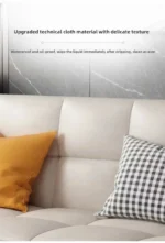 Sofa living room Small apartment rental room Folding sofa bed Single double bedroom Simple modern apartment Fabric sofa - Image 28