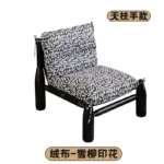 Goldoma Nordic Minimalist Living Room Sofa with black legs in a modern living room setting
