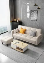 Sofa living room Small apartment rental room Folding sofa bed Single double bedroom Simple modern apartment Fabric sofa - Image 22