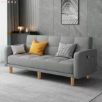 Sofa living room Small apartment rental room Folding sofa bed Single double bedroom Simple modern apartment Fabric sofa - Image 11