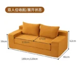 Goldoma Nordic Classic Modern Living Room Sofa - ergonomic single seat sofa in Scandinavian style for small living rooms