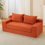Goldoma Nordic Classic Modern Living Room Sofa - ergonomic single seat sofa in Scandinavian style for small living rooms