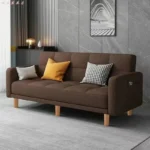 Sofa living room Small apartment rental room Folding sofa bed Single double bedroom Simple modern apartment Fabric sofa - Image 15