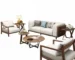 Goldoma Scandinavian Fabric Office Sofa – 2/3 Seater Modern Settee
