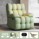 Goldoma modern folding sofa bed for small spaces, converting from sofa to comfortable bed in a living room