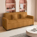 Goldoma modern minimalist single sofa chair for living room, compact design under 2000mm width