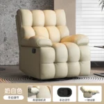 Goldoma modern folding sofa bed for small spaces, converting from sofa to comfortable bed in a living room