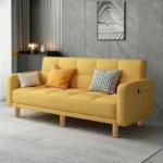 Sofa living room Small apartment rental room Folding sofa bed Single double bedroom Simple modern apartment Fabric sofa - Image 3