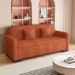 Goldoma modern minimalist single sofa chair for living room, compact design under 2000mm width