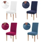 Jacquard Chair Cover, Durable Elastic Fabric Dining Chairs Cover, Stretch Covers For Kitchen Dining Room Chairs, Home Decor - Image 40