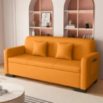Goldoma modern minimalist single sofa chair for living room, compact design under 2000mm width