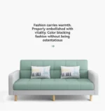 Goldoma Foldable Sofa Bed 3-seat convertible sleeper in modern living room