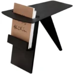 Nordic Solid Wood Sofa Side Table, Creative Triangle Coffee Table,  Minimalist Magazine Rack, Living Room Corner Table - Image 5