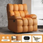Goldoma modern folding sofa bed for small spaces, converting from sofa to comfortable bed in a living room