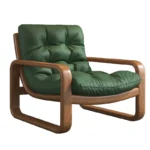 Goldoma Venetian leather sofa - premium leather sofa in a modern vintage style, compact single seat for living room