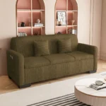 Goldoma modern minimalist single sofa chair for living room, compact design under 2000mm width
