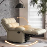 Goldoma modern folding sofa bed for small spaces, converting from sofa to comfortable bed in a living room
