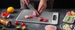 Titanium Cutting Board Double Sided for Kitchen, Stainless Steel Cutting Board, Stainless Steel Food Grade Cutting Board