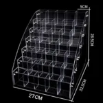 1-7 Tier Clear Acrylic Pen Holder Stationery Store Storage Brush Case Display Stand Desktop Writing Pot Writing Pencil