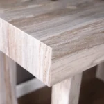 Chadkirk Faux Marble Writing Desk – close-up detail